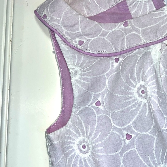 Janie and Jack Sleeveless Floral Lace Top 2T - Picture 4 of 11